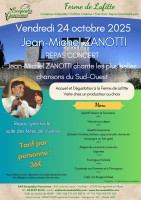 Jean-Michel ZANOTTI chante les plus belles chansons du Sud-Ouest