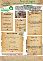 Menus particuliers 2025